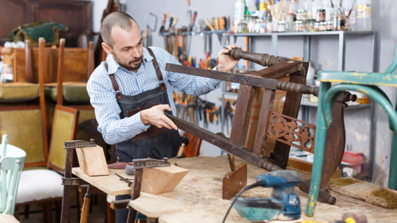 Illustration of Wooden Furniture Restoration Online Courses