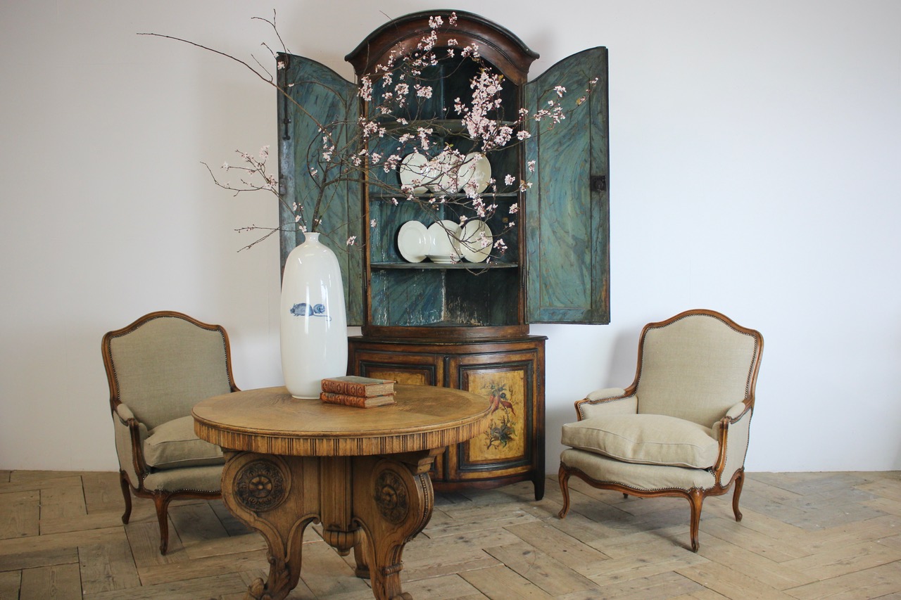 Transform Any Room with a Sophisticated French Provincial Corner Cabinet